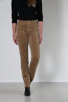 New Star broek - Elbe bruin broek - corduroy - dames L31 Maat 40
