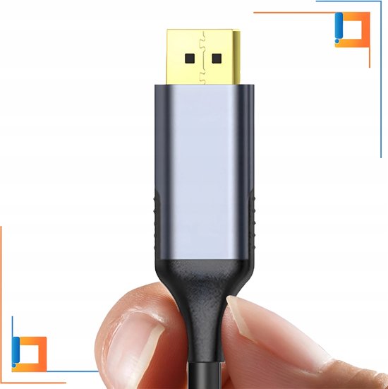 Co2® DisplayPort 1.4 - Câble - 8K 60Hz - HDR Dynamic - 32,4 Gb/s - 2m