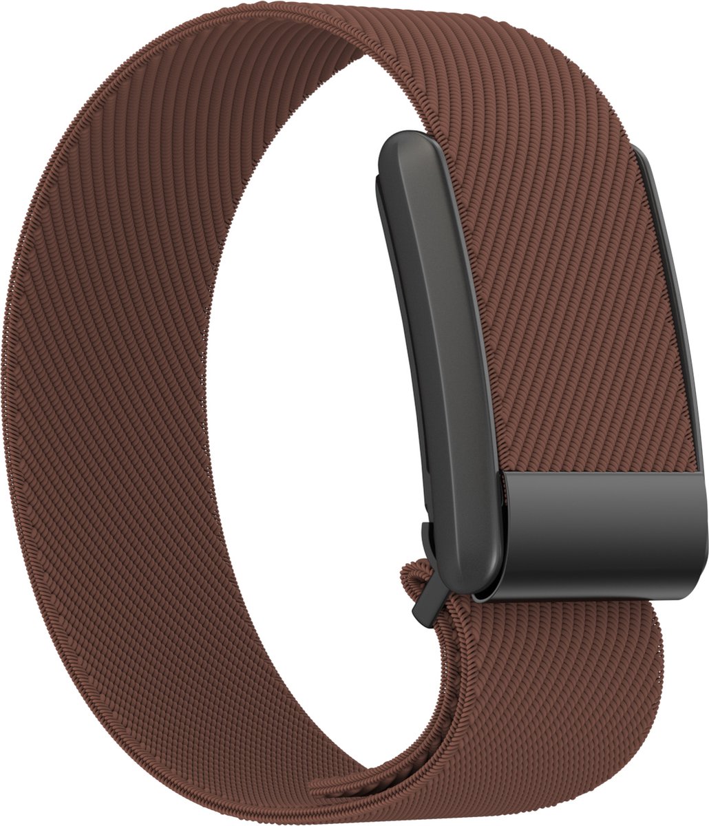 EP Goods - Bandje geschikt voor WHOOP 3.0 & WHOOP 4.0 - Nylon - Armband - Verstelbaar Polsbandje - Bruin