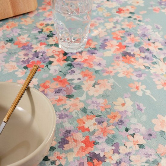 Martina Home Tafelkleed van hars, lila, 260 x 140 cm