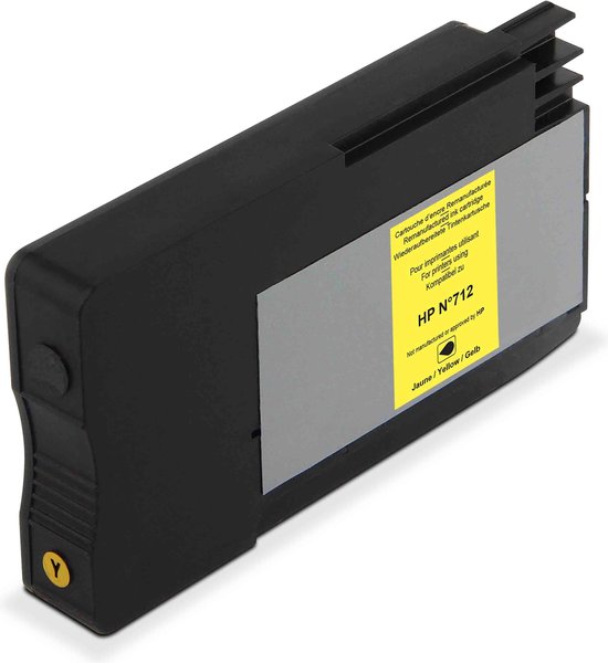 Foto: Hp 712 yellow originele inkt cartridge circulair 