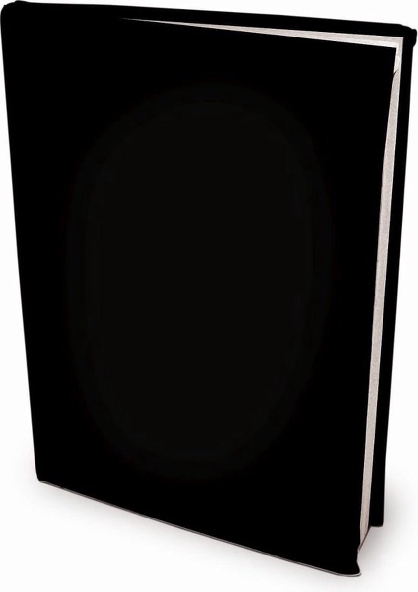 Rekbare boekenkaften A4 - Zwart - 12 stuks