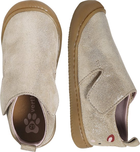 Vertbaudet Chaussons à scratchs cuir souple bébé