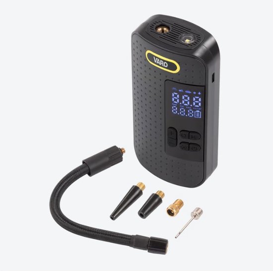 Lavatelli Vac-U-Power 3 in 1 - Portable Vacuum Pump and Power Bank, Compact, USB-C, for Bags, Travel, Camping, Air Mattresses, Suitcases and Home, Black