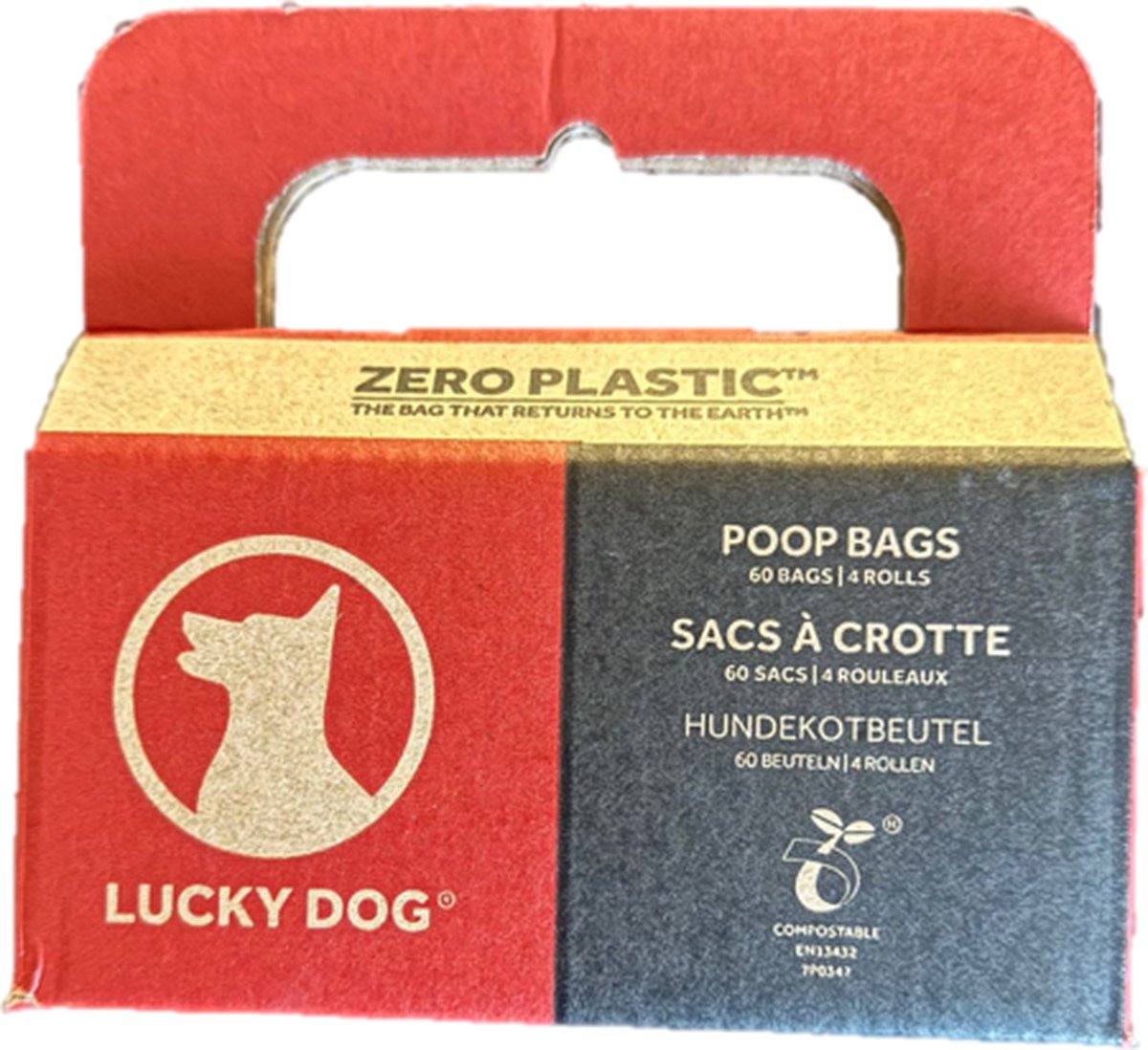 1000 Hondenpoepzakjes – 10 Blokken à 100 Zakken – Rood, 21x31,5 Cm – Geurdicht, Scheurvast & Gemaakt Van HD-PE Recycled Materiaal – Geschikt Voor De Meeste Dispensers