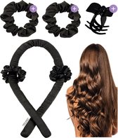 Heatless curls - Haarrollers - Krulspelden - Rollers haar - Incl. 2 scrunchies en 1 haarklip - Satijn - Soft & Silky