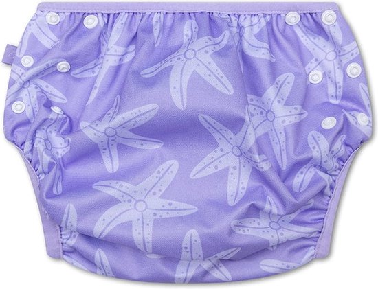 Swim Essentials - zwemluier - 0-3 Jaar - Lila - Sterrenprint - verstelbaar van Swim Essentials — afbeelding 2