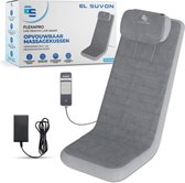 Bol.com El Suvon Shiatsu Massagestoel - Rug- en Nekmassage apparaat met Verwarming en Verstelbare Intensiteit voor Ultieme Ontsp... aanbieding