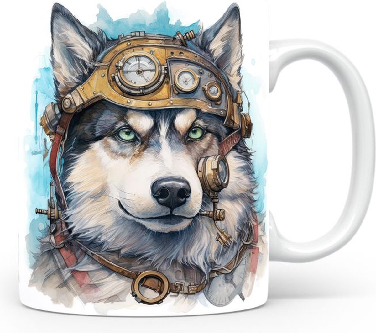 Mok met Alaskan Malamute