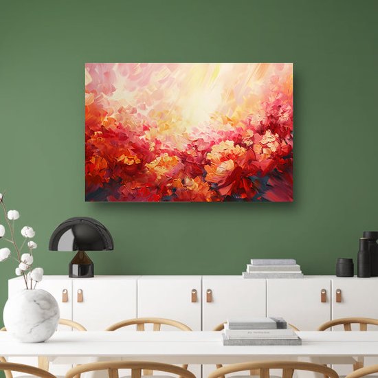 Décoration murale Fleurs - Tableaux nature sur verre - Tableaux sur verre Lumière - Décoration murale rurale - Peinture sur verre acrylique - Peintures & affiches verre acrylique 60x40 cm