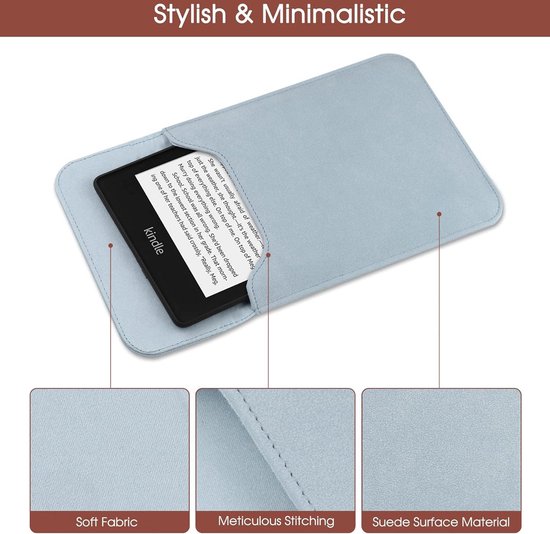 Sleeve Case 6-6.8'' Kindle Paperwhite 11e generatie 2021 Blauw van Decalacase — afbeelding 4