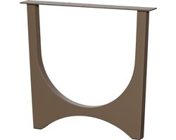 WOOOD design tafelpoot Zaandam - Metaal - Zand - 1 stuks - 72x79x10