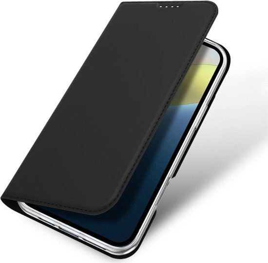 Foto: Dux ducis skin pro series hoesje geschikt voor apple iphone 16 plus book case met pasjeshouder portemonnee standaard zwart