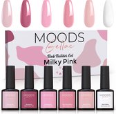 Moods Gellac BIAB - Builder in a Bottle – BIAB Nagel Builder Gel - Milky Pink - HEMA & TPO Free