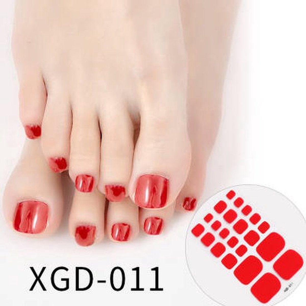 Goedkoopste NagelStickers 22 Tips/1Vel Manicure Teen Nagel stickers Nagelvijlen