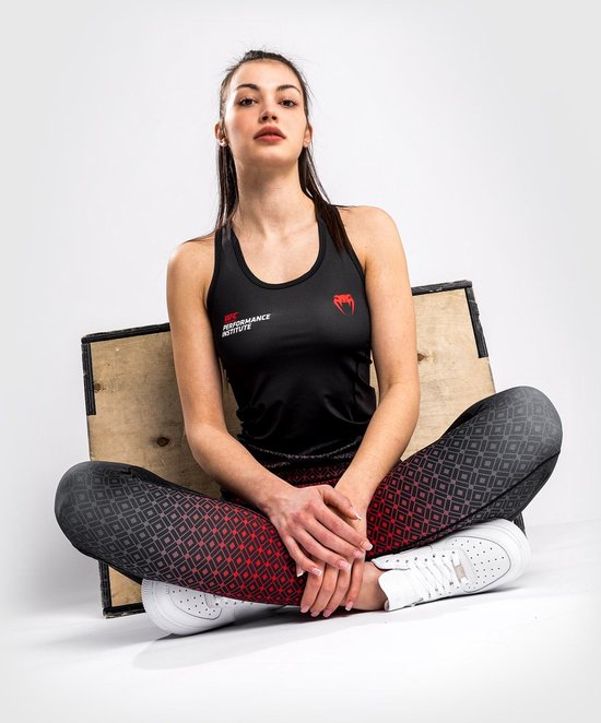 Débardeur UFC Venum Dry Tech Performance Institute Femme Zwart Rouge Taille L