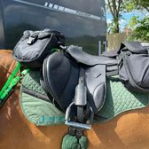Petit Sac De Pommeau Cashel – Corne De Selle Western, Noir, Neuf