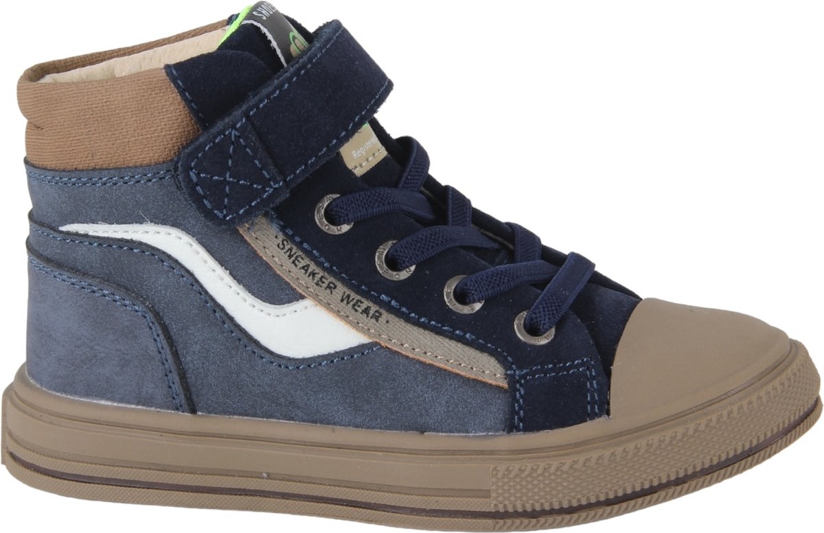 Shoesme ON24W402-B jongens klittenbandboots maat 32 blauw