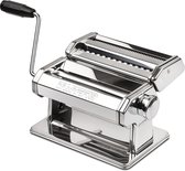 Bol.com Easy pastamachine roestvrij staal wielen 18 cm van aluminium - Pasta Maker met handvat aanbieding