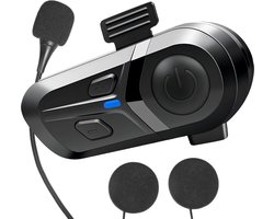 Bonuze® L1 Motorhelm Headset - Headset Helm - Headset Motorhelm- Bluetooth 5.3 - Waterproof - Handsfree bellen - Muziek en Radio Luisteren via je Telefoon - Eenvoudig in gebruik - IP65 Waterproof - Harde Microfoon