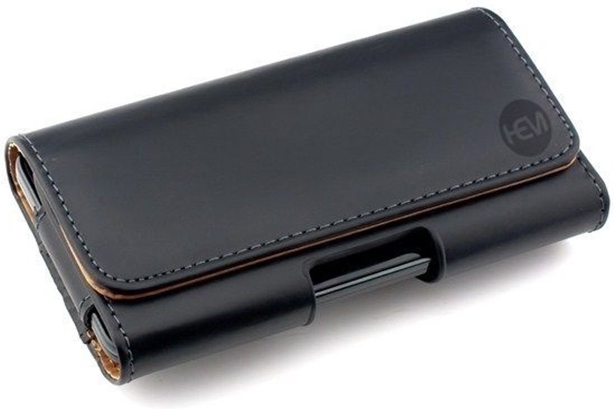 HEM Broekriem hoesje - Geschikt voor iPhone 16 - Zwart