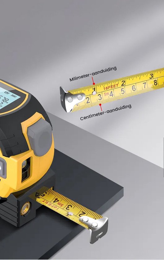 LotaHome Rolmaat - Digitale Laser Afstandsmeter - 60 meter ...