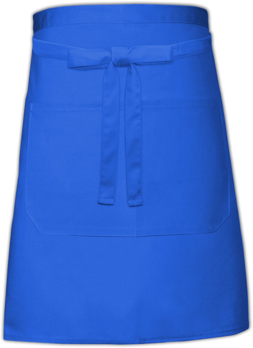 Bakkerssloof met zak - Royal Blue - 50 x 90 cm - Link Kitchen Wear
