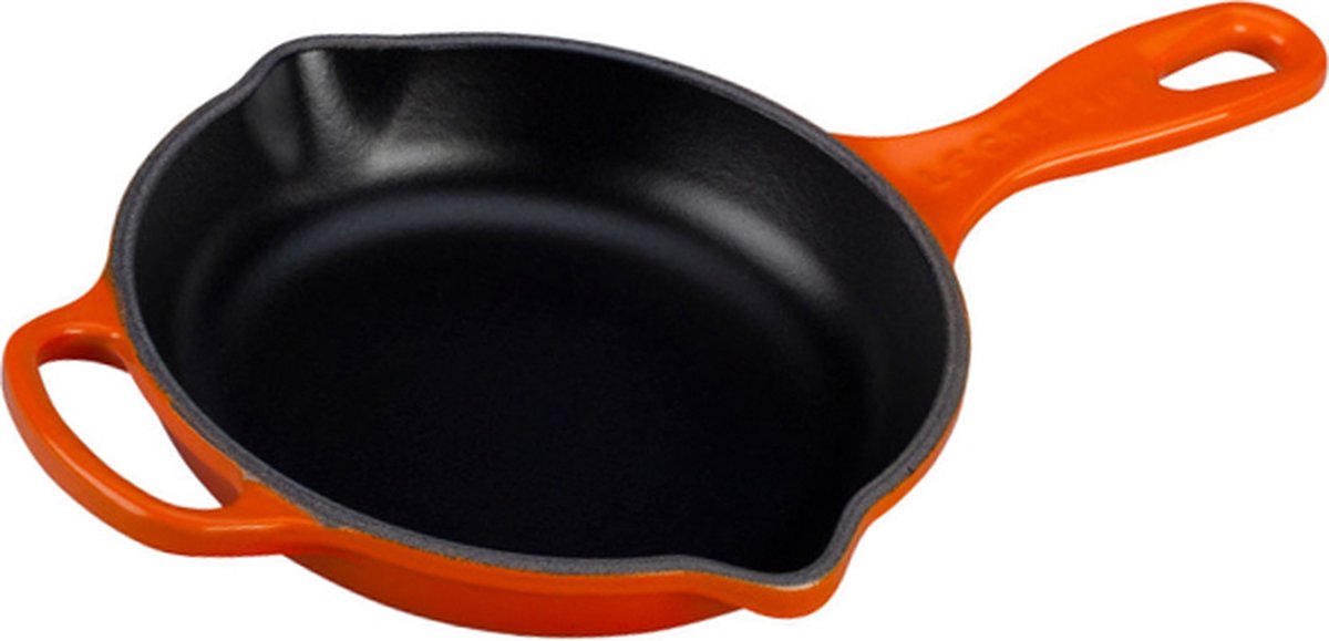 Le Creuset Hoge Ronde Skillet 16cm Oranjerood