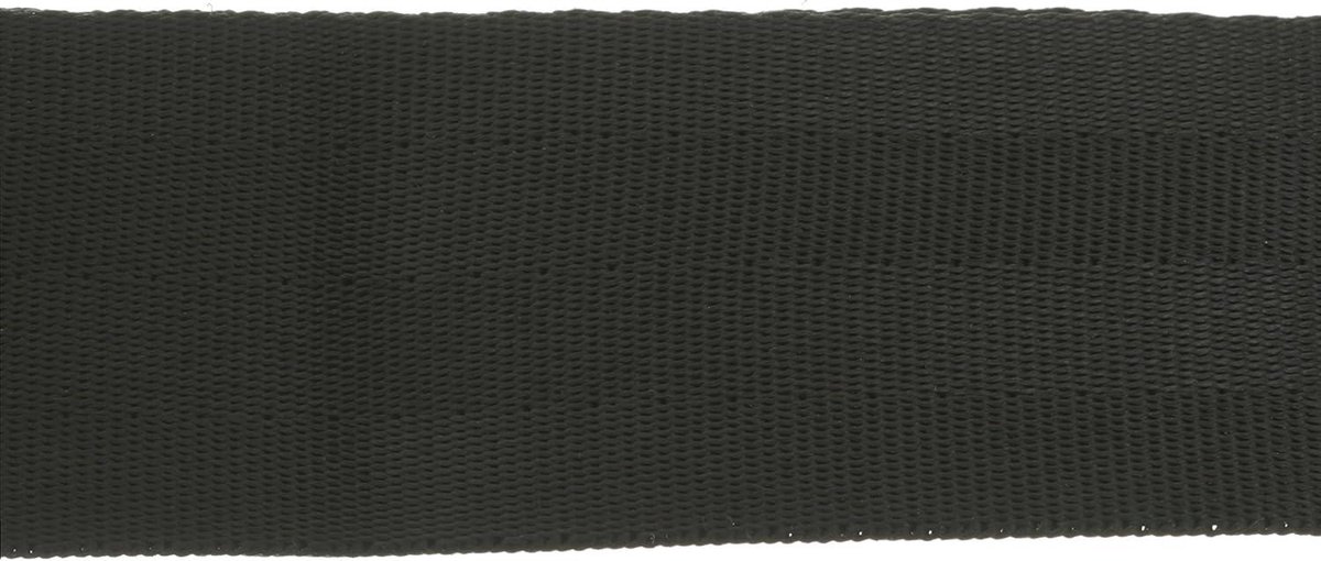 Airline Seatbelt Riem zwart/zilver - traploos verstelbaar - 110 cm - vliegtuigriem - met vliegtuiggesp - vliegtuigriem als broekriem - zwart