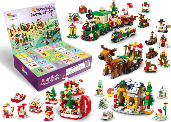 By Baboo – 24 Bouwpakketten – Adventskalender 2024