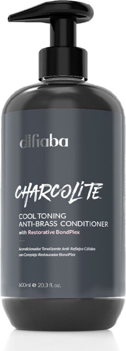 Difiaba - Charcolite Cool Toning Anti-Brass Conditioner - 600ml
