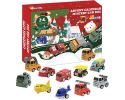 By Baboo - 24 Auto Verrassingen - Auto's Speelgoed Kinderen - Kerstcadeau Jongen - Kerstpakket - Vanaf 4 Jaar - Adventskalender 2025 Jongens - Hot Wheels - 5 jaar, 6 jaar, 7 jaar, 8 jaar, 9 jaar, 10 jaar
