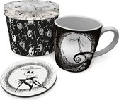 Coffret cadeau L'Etrange Noël de Monsieur Jack (tasse et dessous de verre en canette)