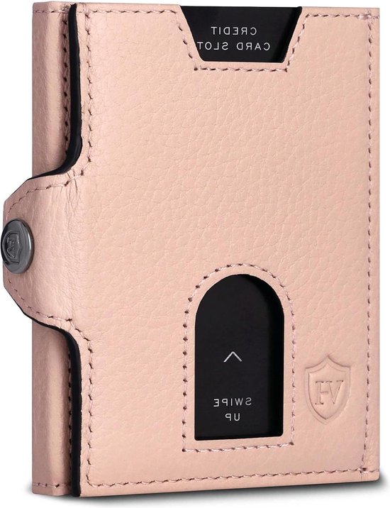 Von Heesen Slim Wallet RFID mit Mini-Münzfach & Druckknopf violet ab 37