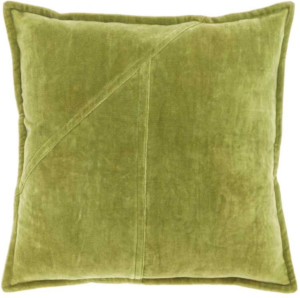 Unique Living D- Unique Living - Kussen Wies 45x45cm Moss Green Groen