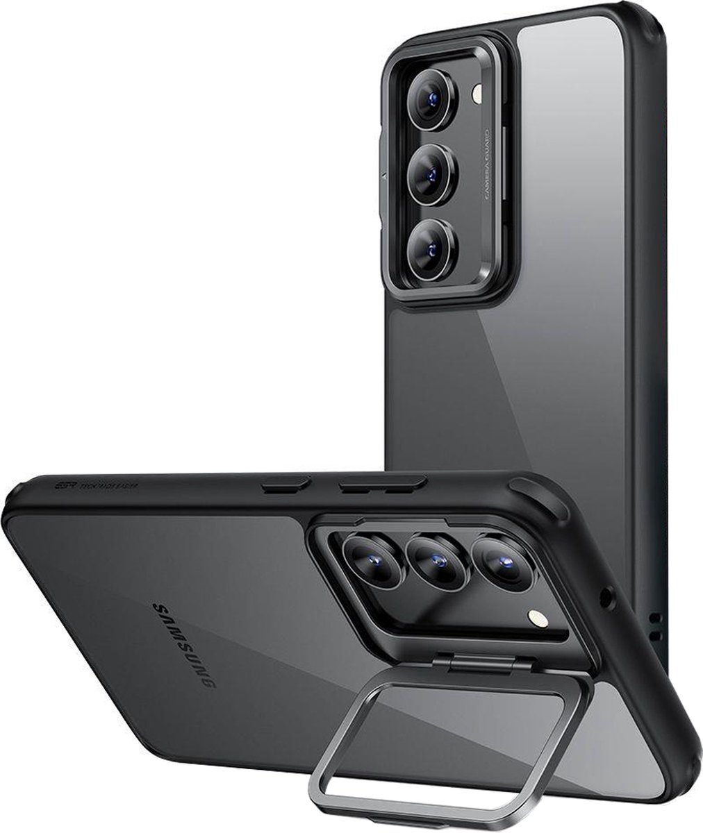 ESR Classic Kickstand Hoesje Clear/Zwart Geschikt voor Samsung Galaxy S23 Plus