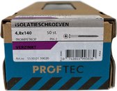 Vis d'isolation Supra-Revêtement 2C PH-2 4,8x140 Proftec (50) -