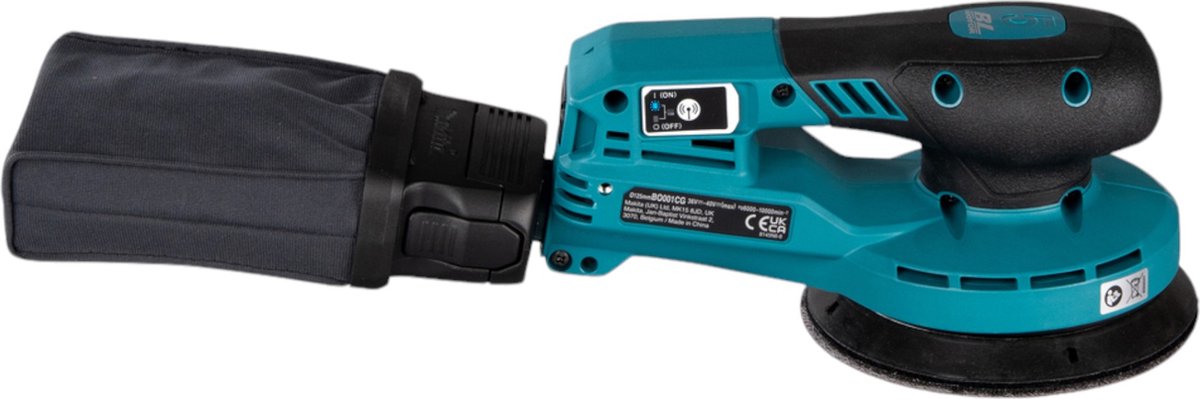 Makita BO001CGZ Accu excenter schuurmachine 125mm XGT 40 V Max Basic Body – foto 3