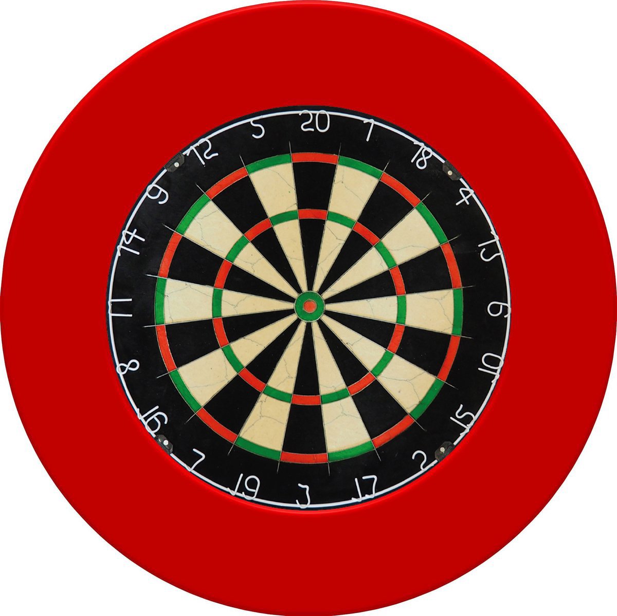 Dragon Darts - Dartbord & Dartbord Surround Rood - Hoogwaardige Dartomranding - Dart Surround Ring - Bescherming Pijlen & Muren - Gemakkelijk te bevestigen
