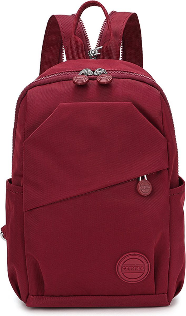 Gudika - Rugtas - Rugzak - Laptop vak - Waterdicht - Schooltas - Werktas - Rood