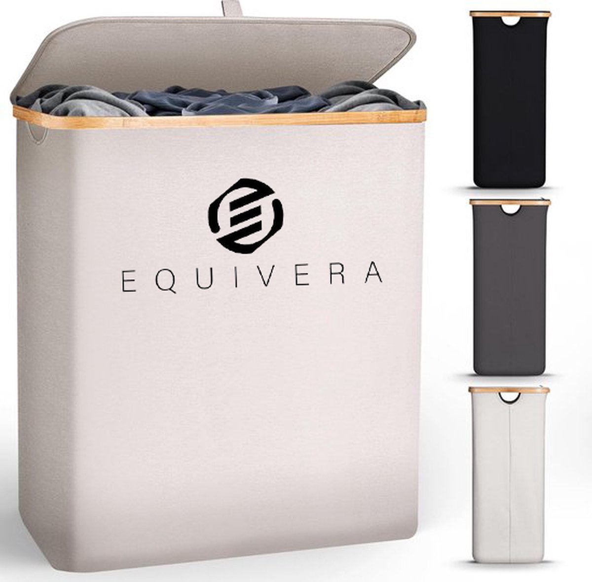 Goedkoopste Equivera Panier à Linge - Wasmand - Was Organizer - Was Sorteerder - Was Mand