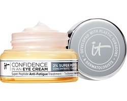 IT Cosmetics Confidence in an Eye Cream Oogcrème - Anti-Aging & Met Peptiden - Tegen Donkere Kringen - 15ml
