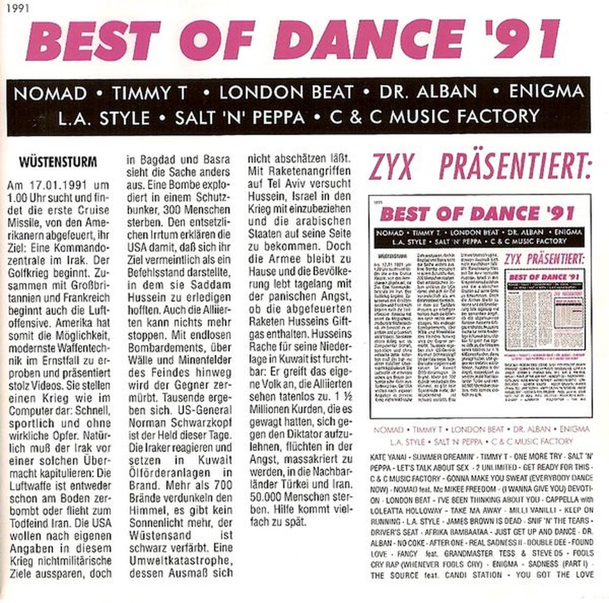 Best Of Dance '91