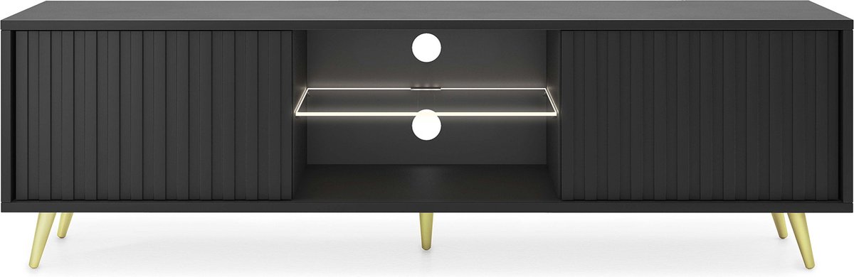 Selsey Bello - RTV 135 cm - Zwart