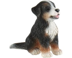 Bullyland 65437 – Speelfiguur en verzamelfiguur Berner Sennenhond Puppy Joy – ca. 4,5 cm – levensecht en detailrijk vormgegeven – ideaal als taartfiguur en klein cadeautje voor kinderen vanaf 3 jaar.