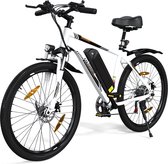 Colorway BK15 Elektrische fiets - Ebike - 26" - 36V15AH - tot 35-90 km - 7 versnellingen - Wit