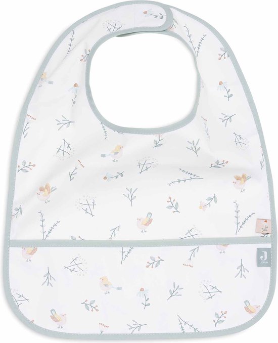 Jollein - Baby Slab Waterproof - Slabbetjes - Lovely Birds - 2 Stuks van Jollein — afbeelding 4