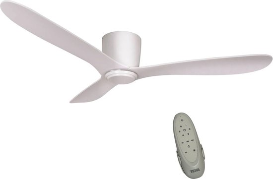 Freelight Plafondventilator Aeolus Cetus Eco Wit incl. Afstandsbediening Ø 132 CM