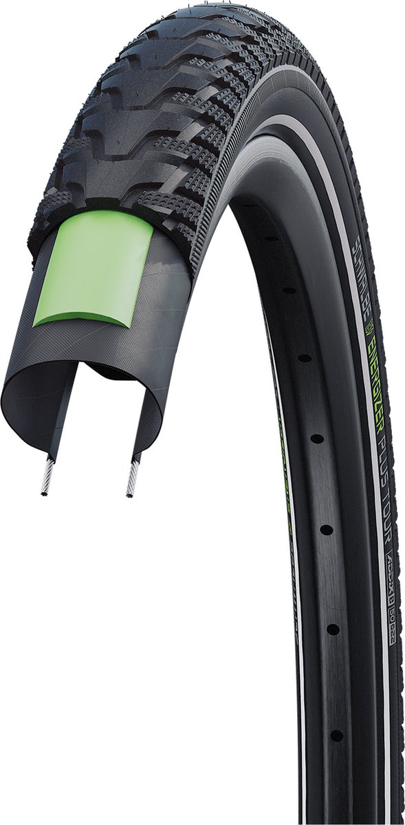 Schwalbe Buitenband Energizer Plus Tour 28 X 1.75 (47-622) Zwart — afbeelding 4