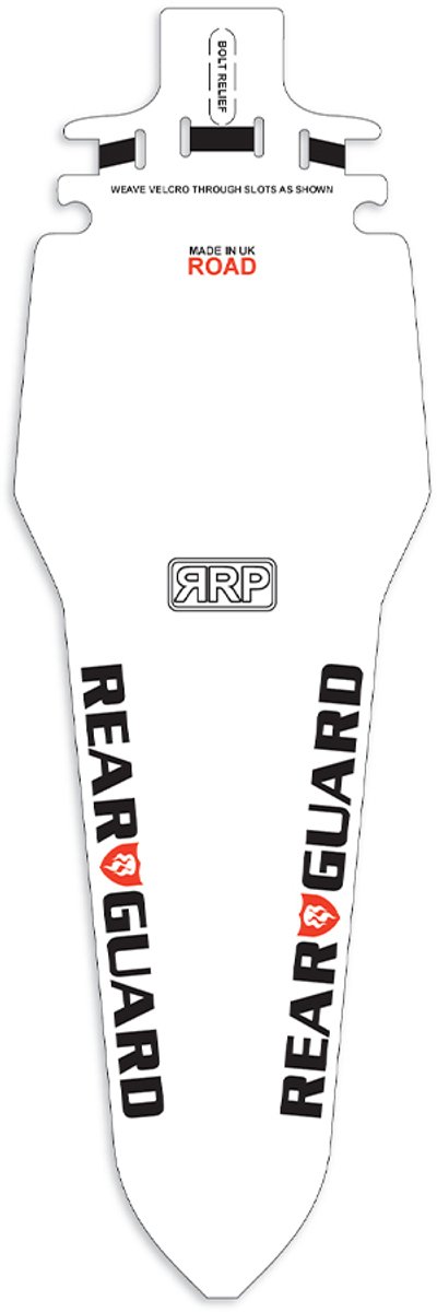 Rapidracerproducts Spatbord Rearguard Road 23 Cm Wit